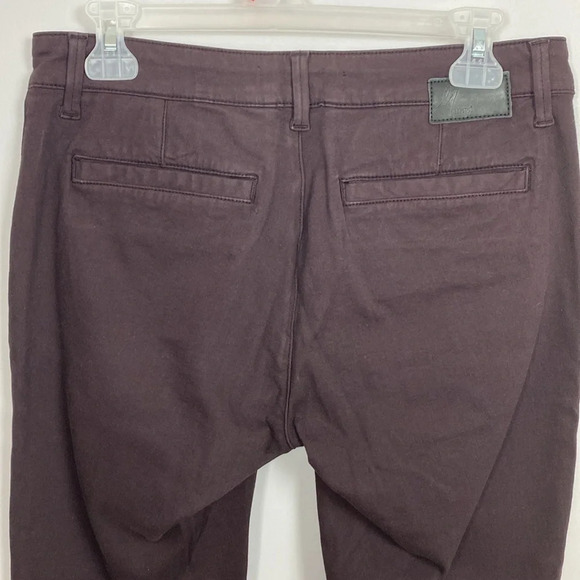 Mavi Selina Mid Rise Chino in wine twill - Picture 10 of 14